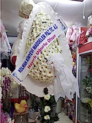 Çelenk Tekli - Beyaz